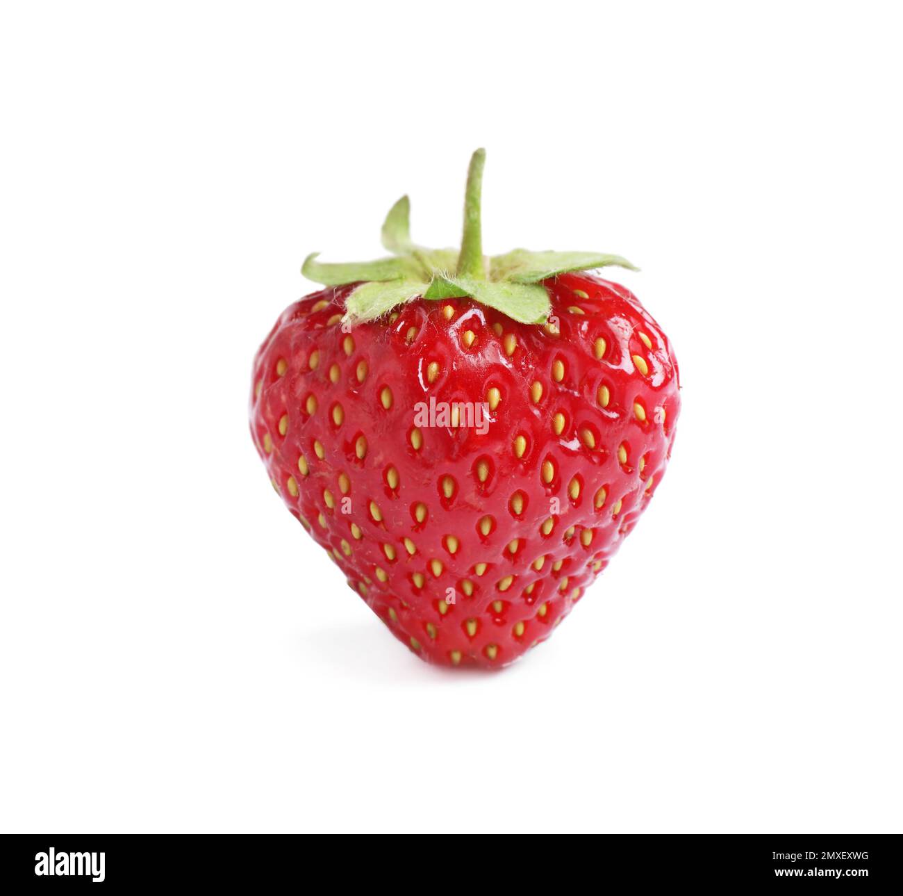 Sweet fresh ripe strawberry on white background Stock Photo - Alamy