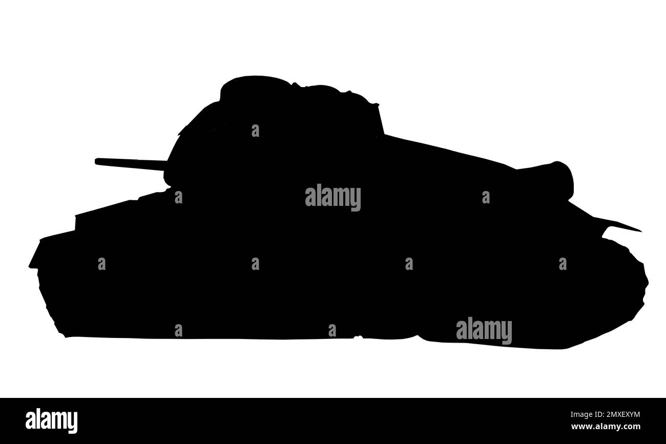 Silhouette Of Army Tank Isolated On White Military Machinery Stock halloween-printable-military-pumpkin-stencils-sandboxx