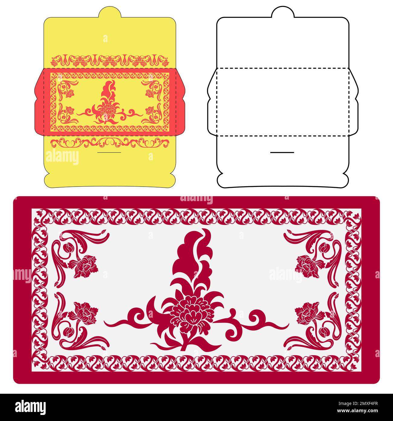 Chinese red envelopes Stock Vector Images - Alamy