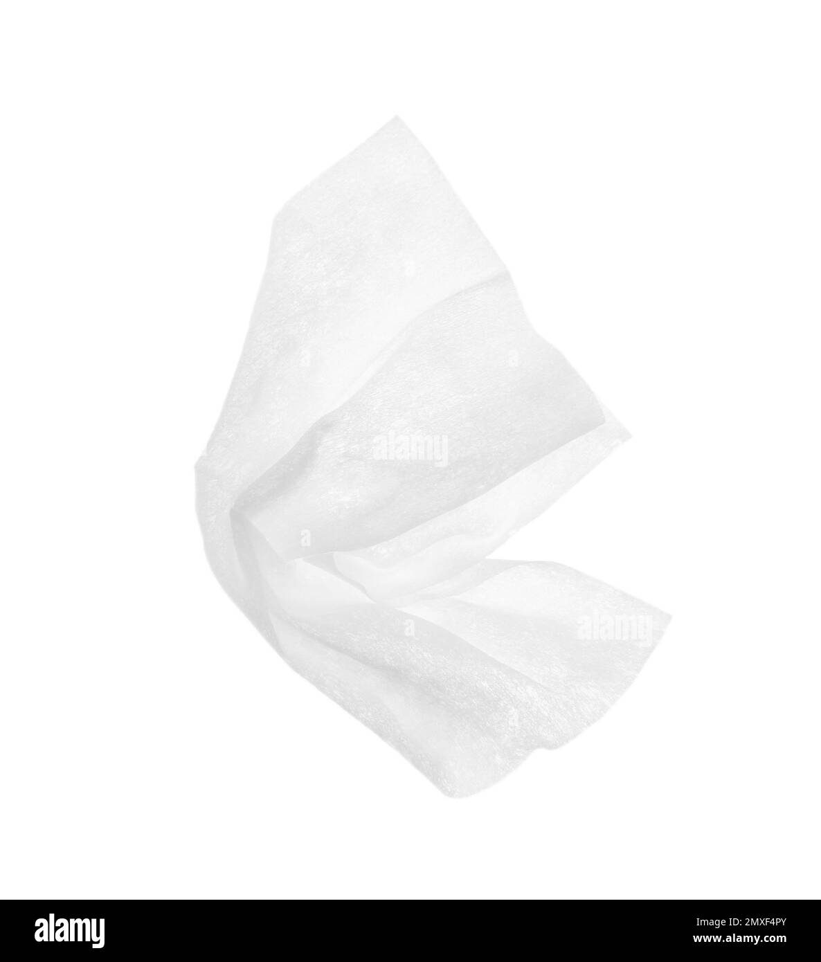 Used crumpled paper tissue isolated on white, top view Stock Photo Alamy