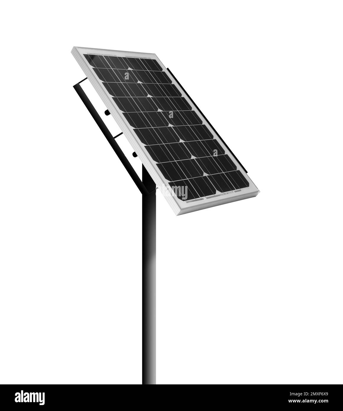Modern Solar Panel Isolated On White Alternative Energy Source Stock cycling-metrics-stock-vector-images-alamy