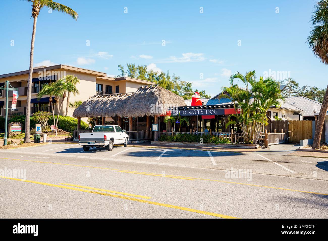 Siesta Key, FL, USA January 30, 2023 The Old Salty Dog Siesta Key