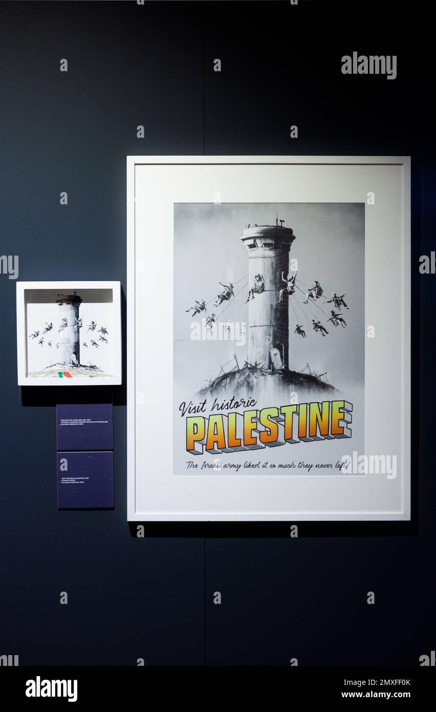 Banksy Walled Off Hotel Poster Palestine Latest Banksy