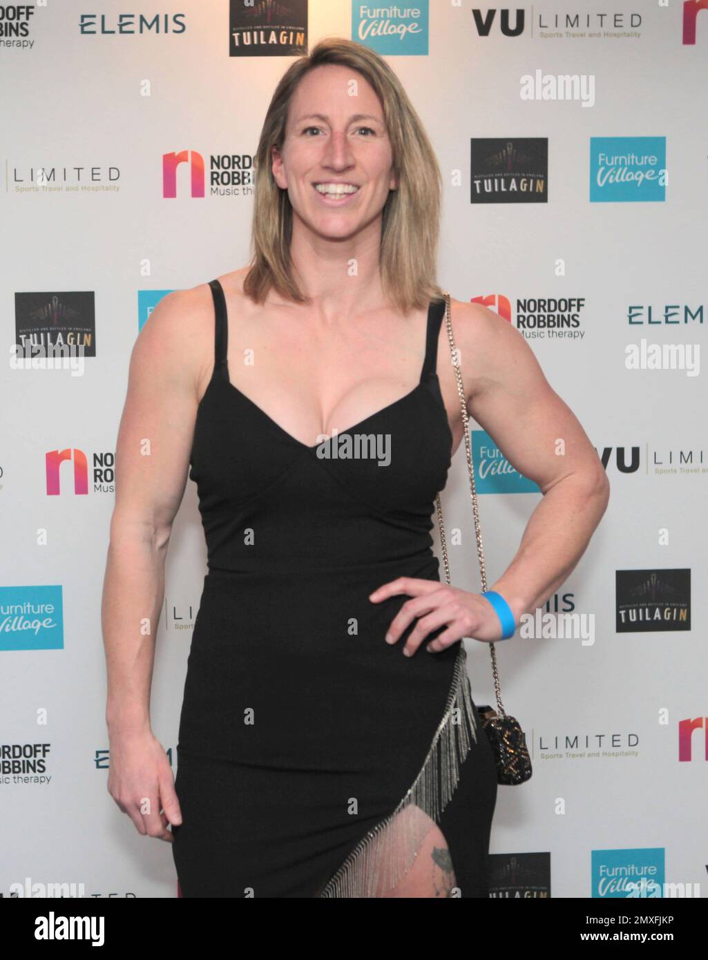 London, UK. Kat Merchant at the Legends of Rugby Dinner 2023. JW