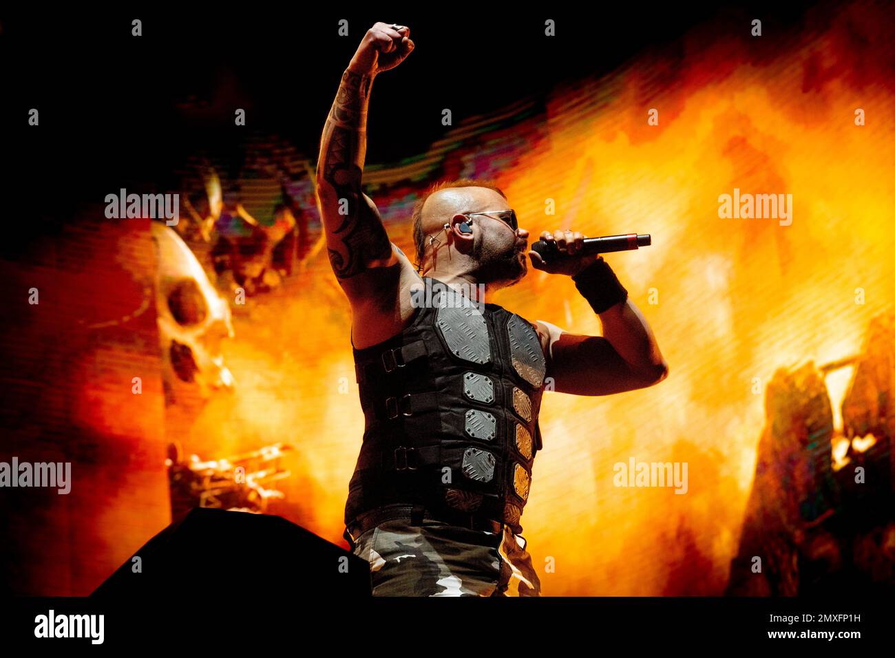 France 21 June 2019 Sabaton - live at Hell Fest Clisson © Andrea Ripamonti / Alamy Stock Photo