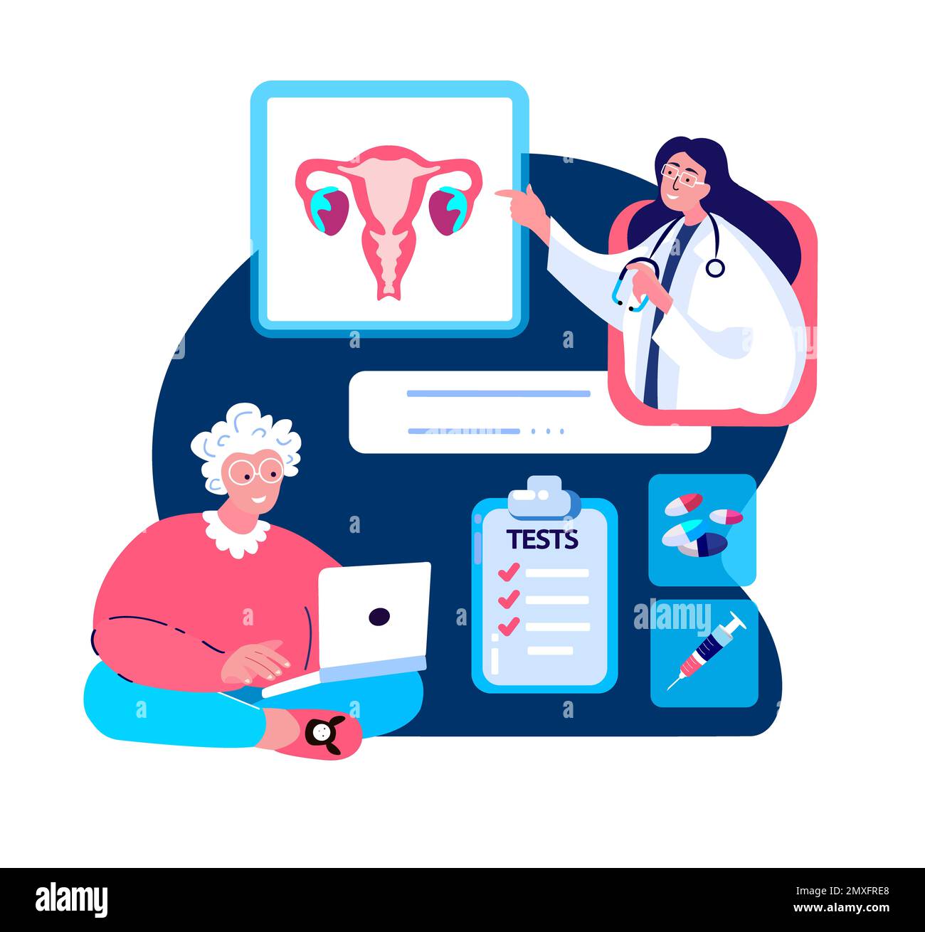 Ovaries uterus hires stock photography and images Alamy