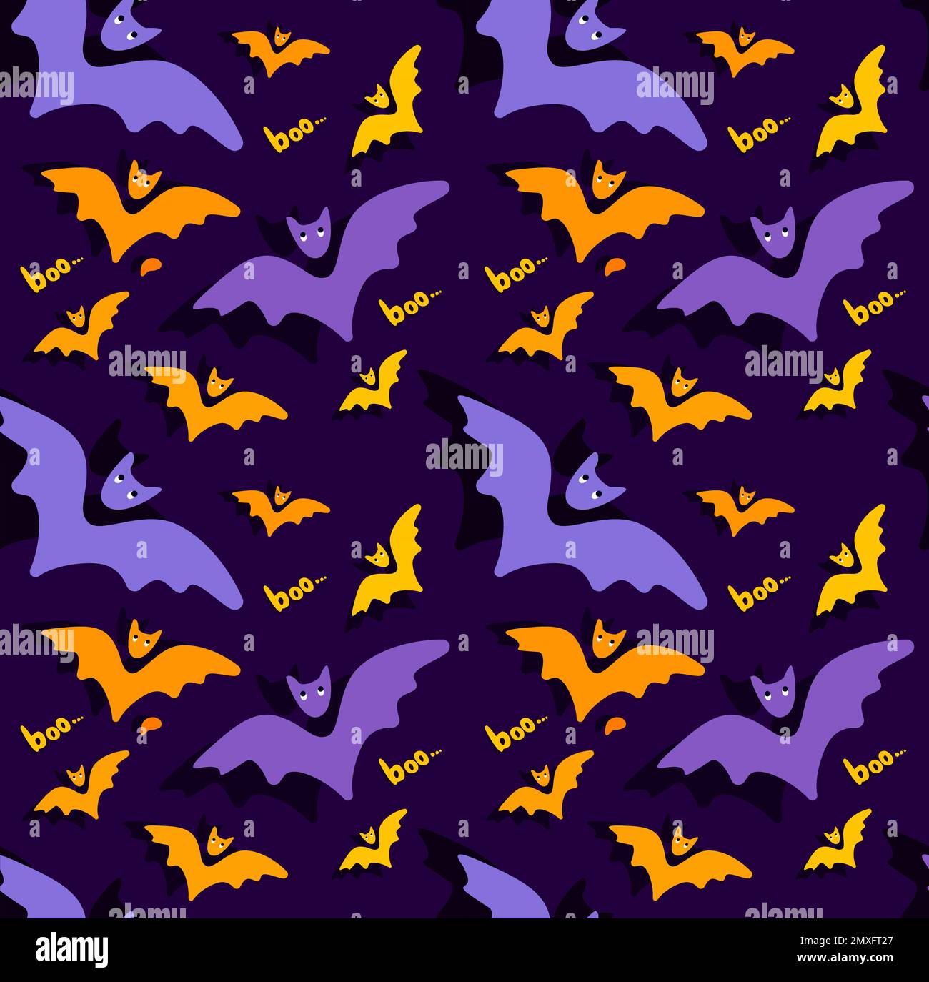 Cute Halloween Bats Wallpaper
