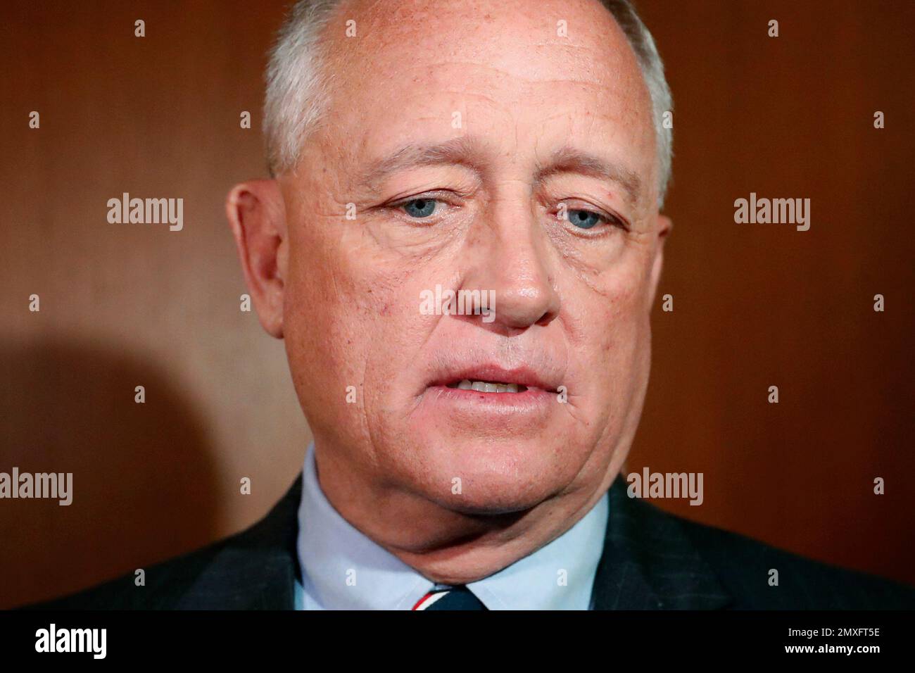 Hamilton County Prosecutor Joe Deters speaks to the media after exiting ...