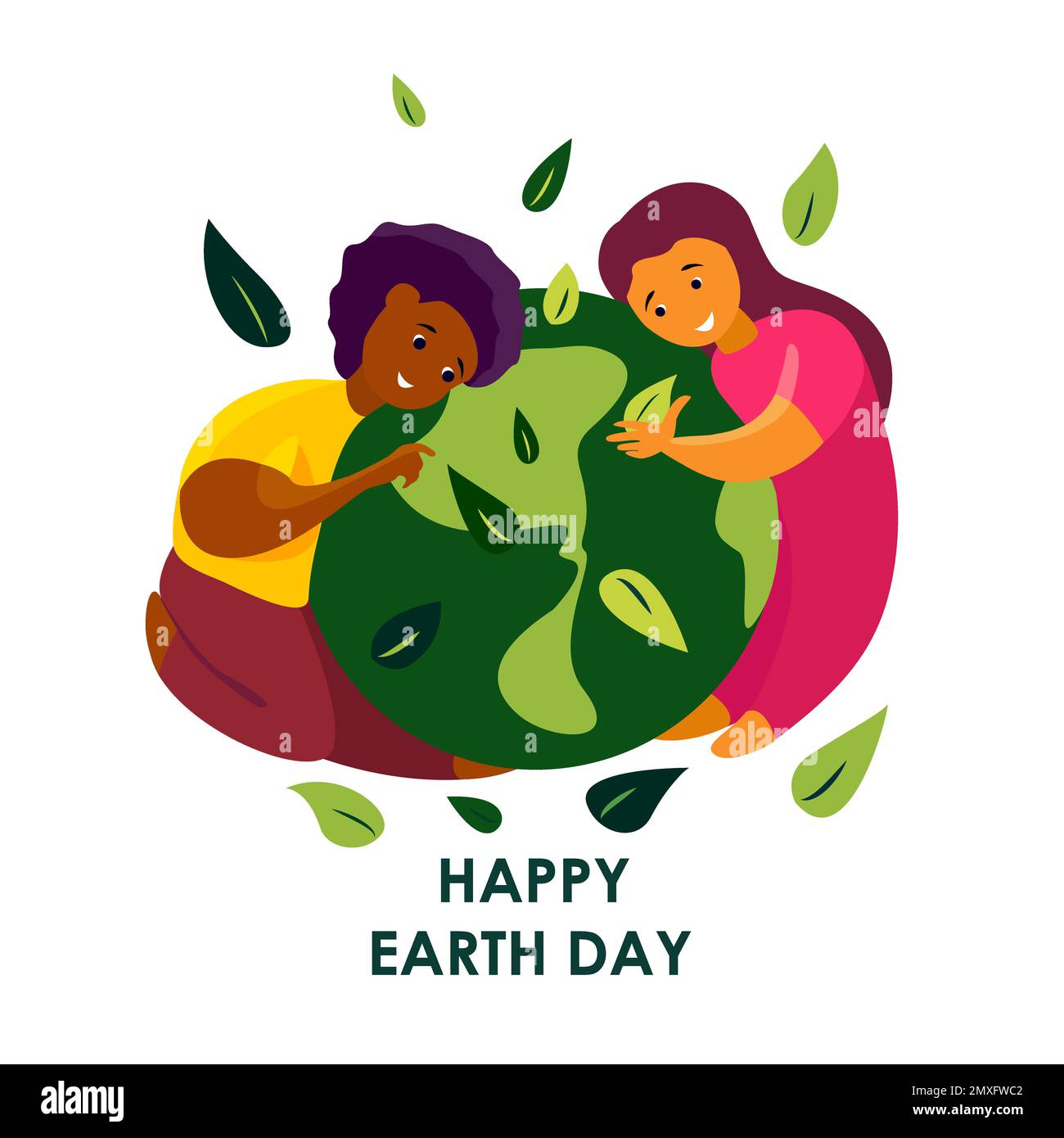 Children caring for the planet hi-res stock photography and images - Alamy