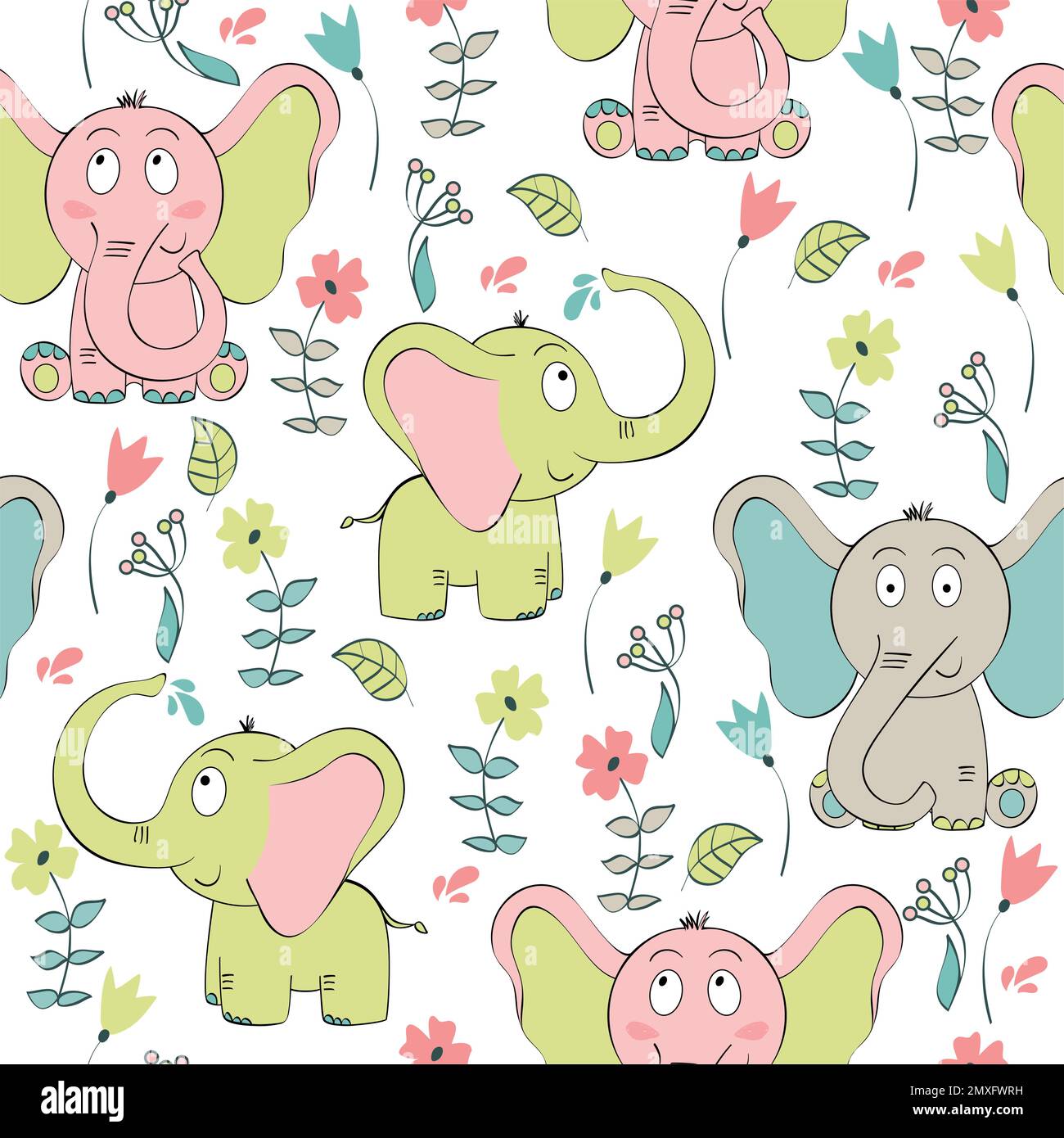 Vector seamless pattern Stock Vector Image & Art - Alamy