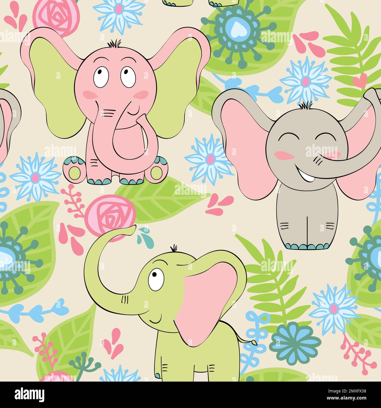 Vector seamless pattern Stock Vector Image & Art - Alamy