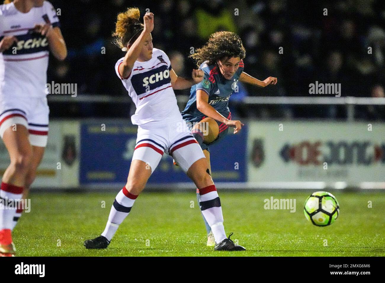 Alkmaar - Zoi van de Ven of Feyenoord V1 during the match between VV Alkmaar V1 v Feyenoord V1 at vv Alkmaar on 3 February 2023 in Alkmaar, Netherland Stock Photo