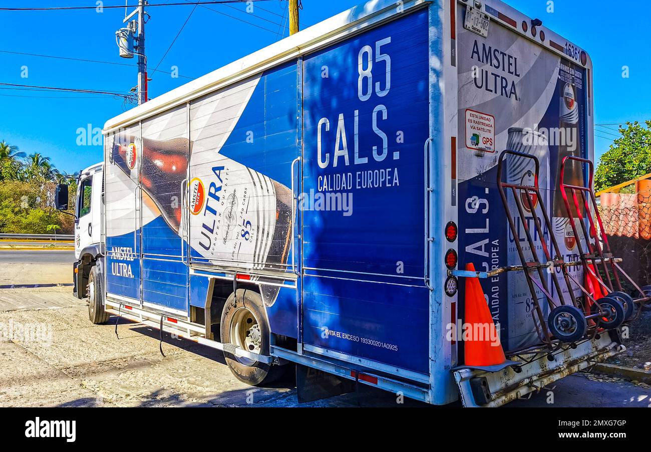 Puerto Escondido Oaxaca Mexico 23. January 2023 Mexican Amstel Ultra