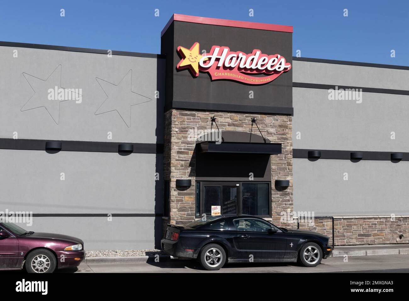 Lafayette Circa February 2023 Hardee's fast food restaurant location