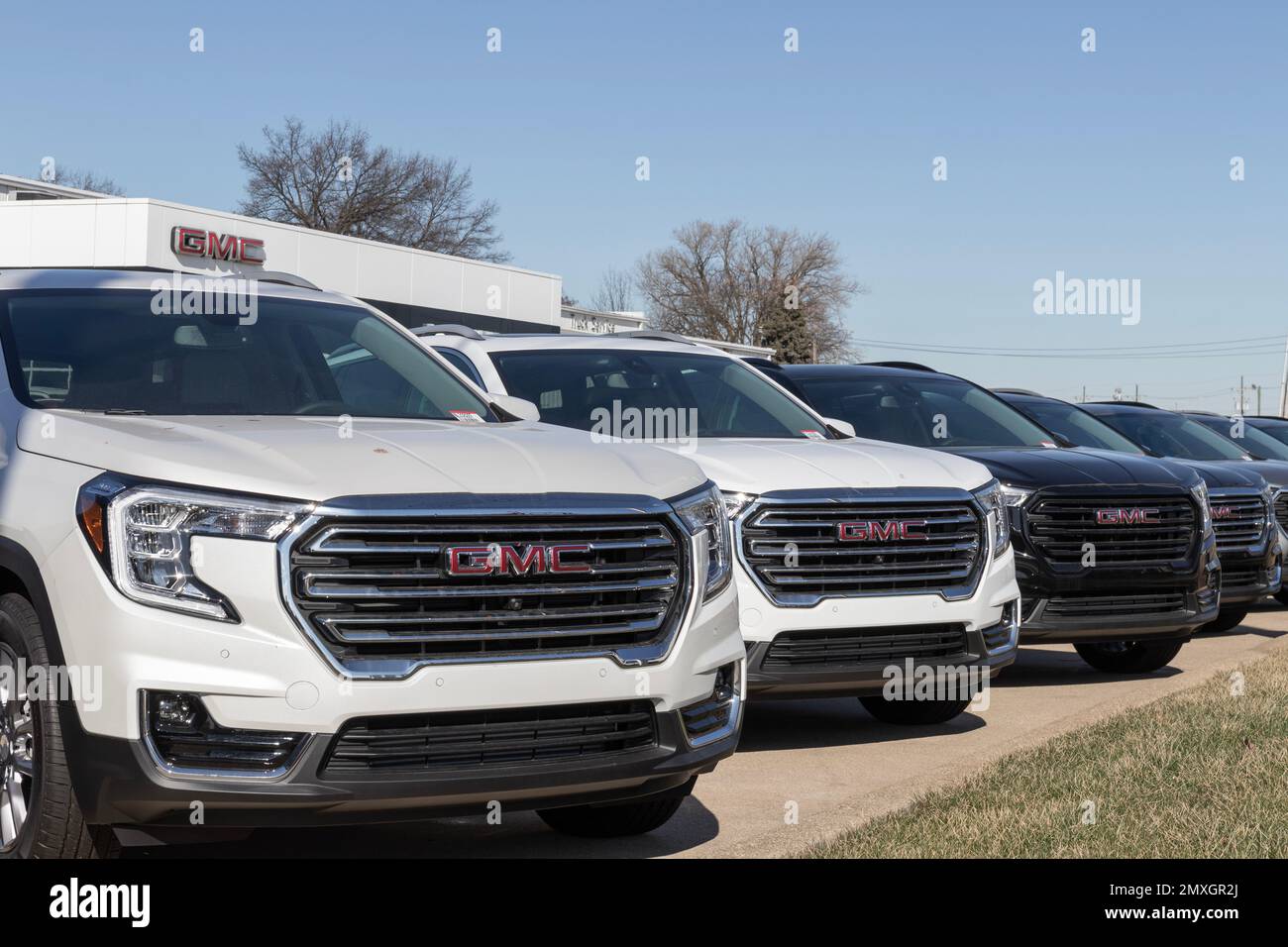 Lafayette Circa February 2023 GMC Terrain SUV display at a