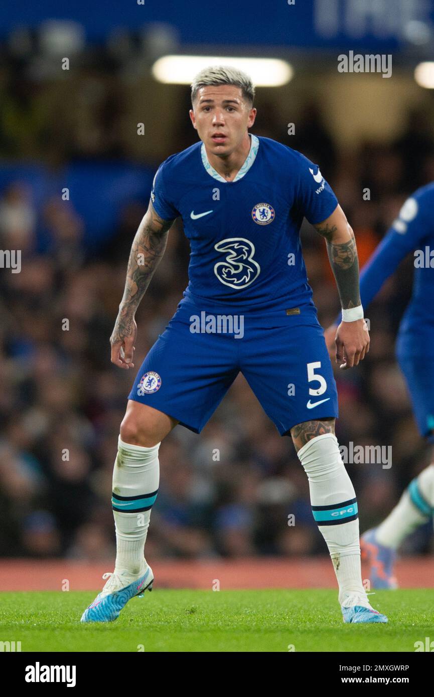 London, UK. 03rd Feb, 2023. Enzo Fernandez Of Chelsea During The ...