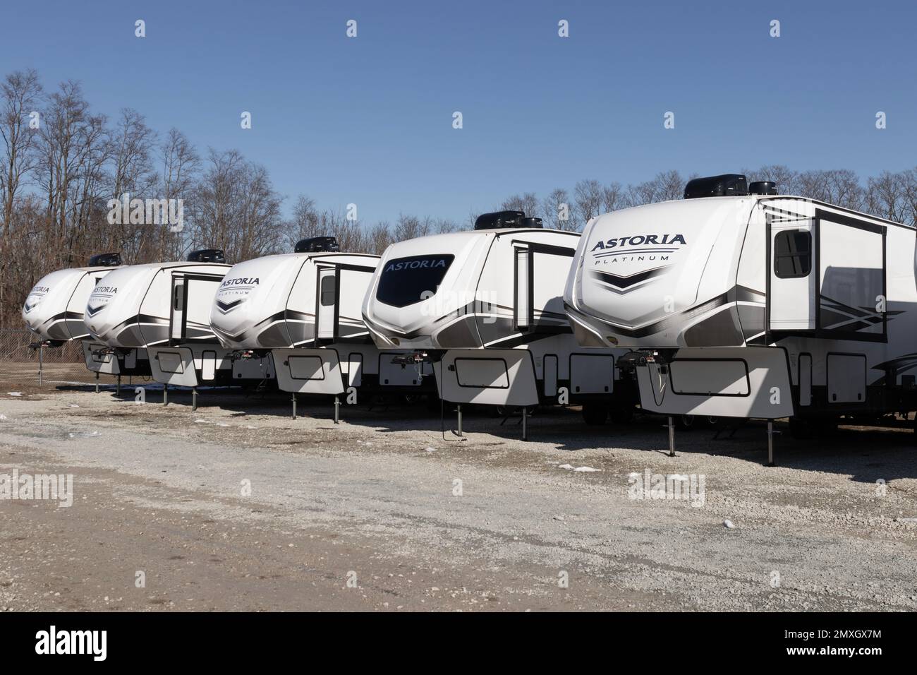 Russiaville Circa February 2023 Astoria Turnkey Fifth Wheel RV