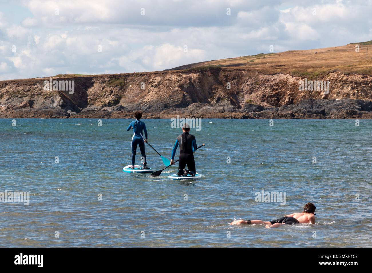 South Milton Sands, in Devon, is a popular beach with stand up paddle