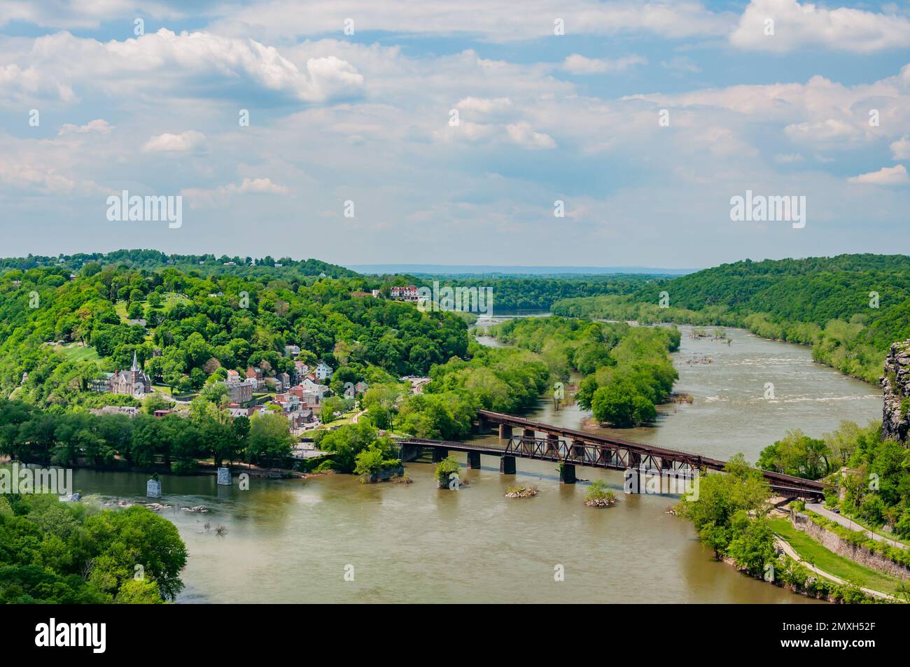 The View from Split Rock Overlook, Loudoun Heights Trail, West Virginia