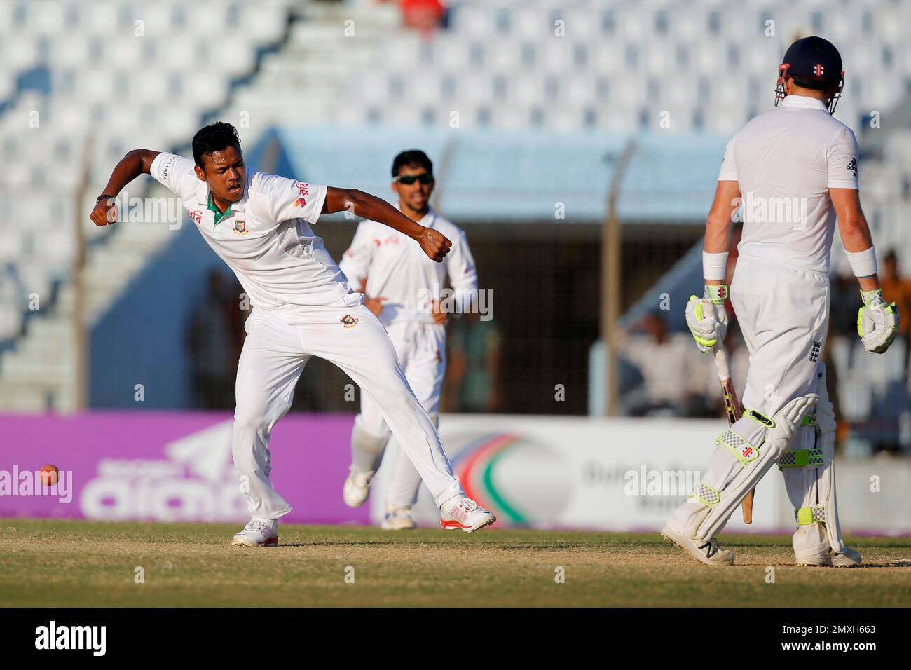 Bangladesh Rabbi Bangladesh's Kamrul Islam Rabbi, left, celebrates the dismissal of ...