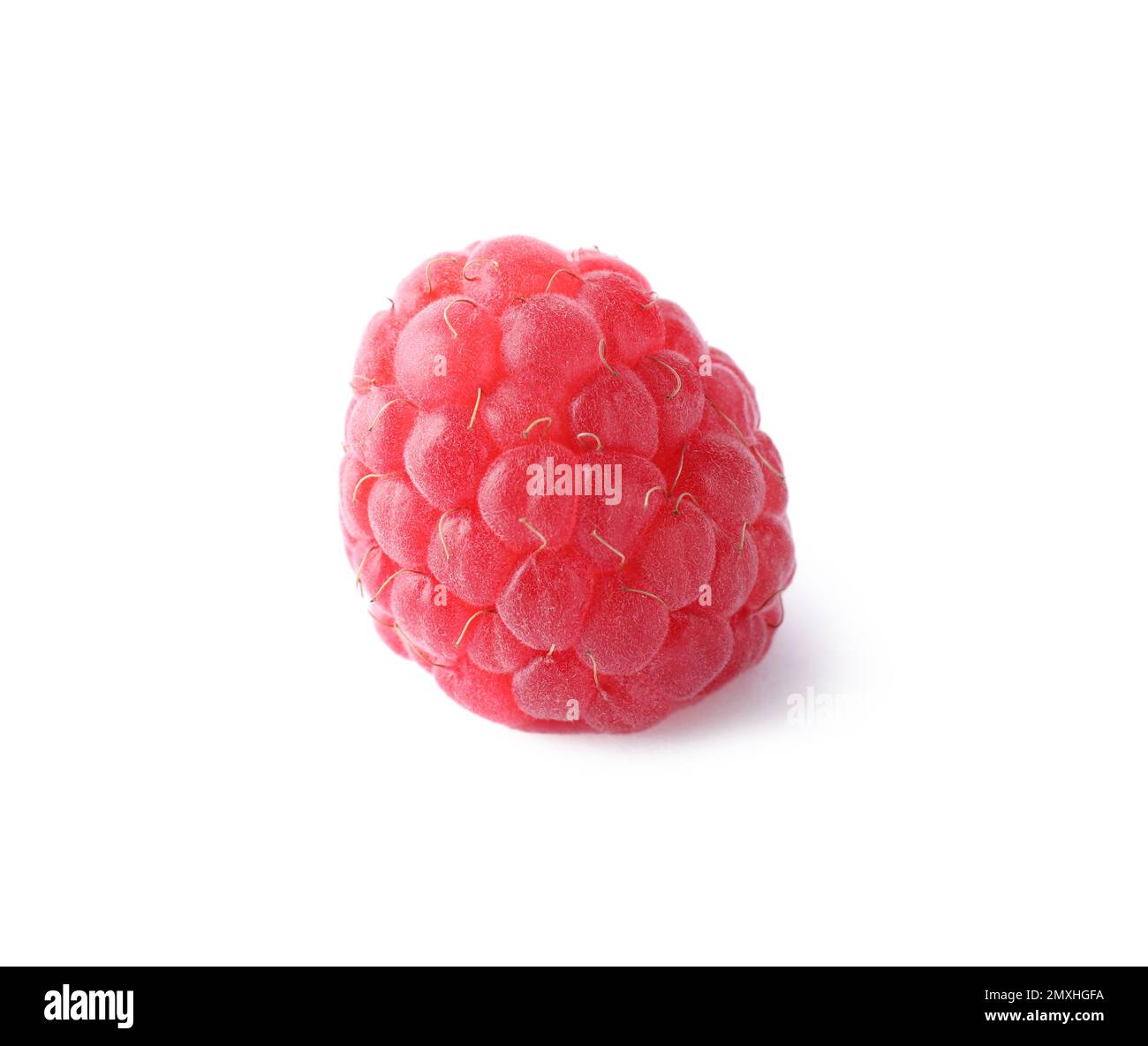 Delicious sweet ripe raspberry isolated on white Stock Photo - Alamy