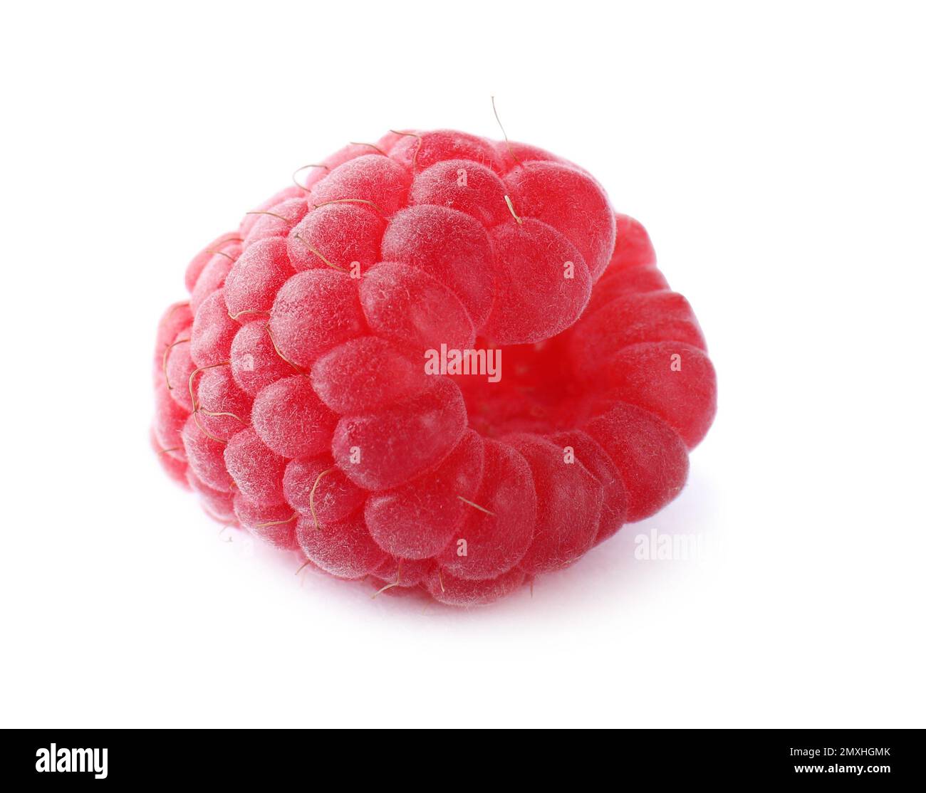 Delicious sweet ripe raspberry isolated on white Stock Photo - Alamy