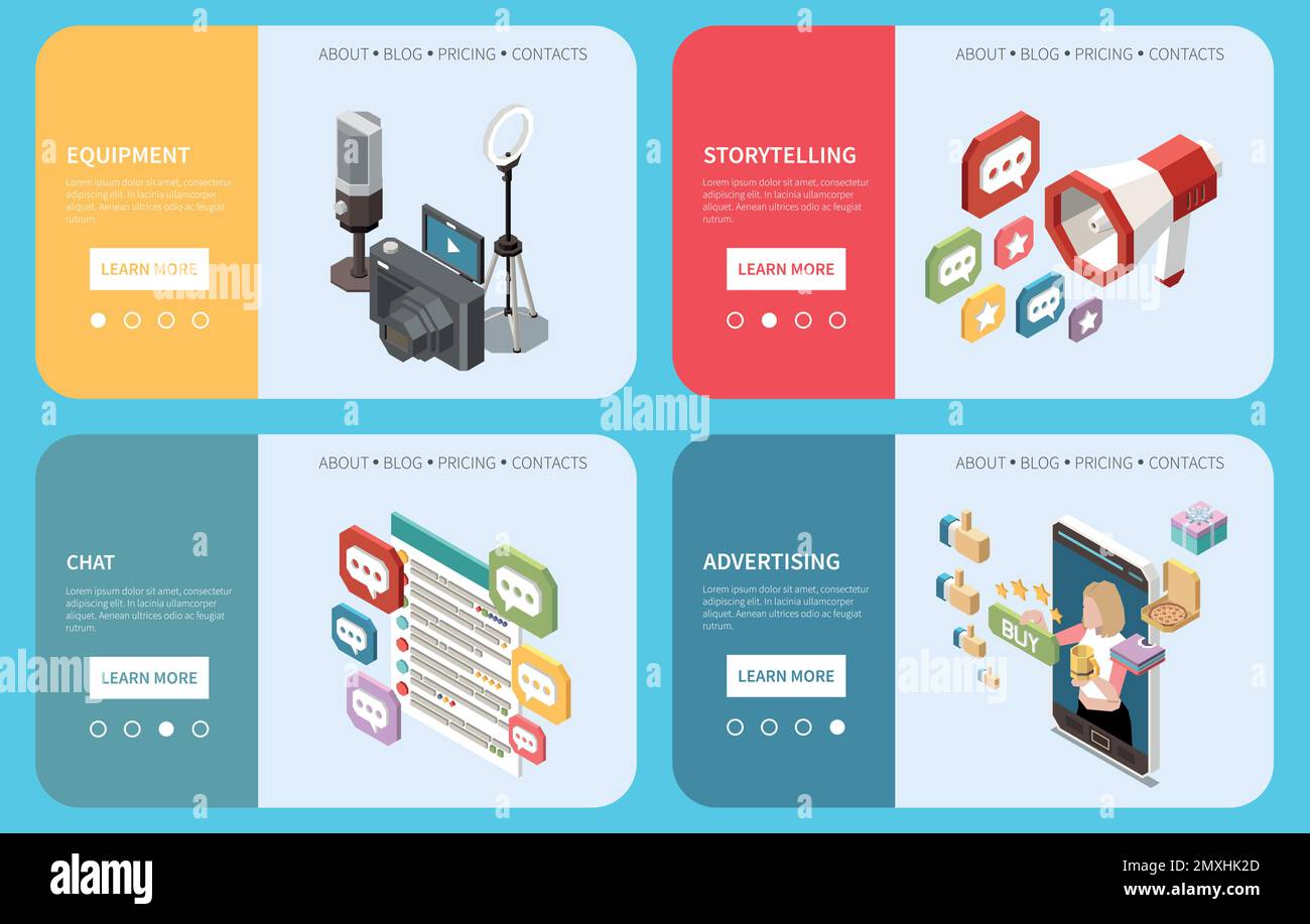 Social media attracting followers advertising product blogger equipment