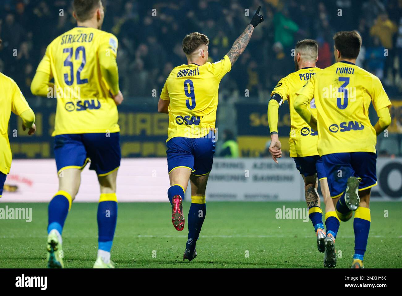 February 3, 2023, Modena, Italy: Modena, Italy, Alberto Braglia stadium,  February 03, 2023, Shady Oukhadda (Modena during Modena FC vs Cagliari  Calcio - Italian soccer Serie B match. (Credit Image: © Luca