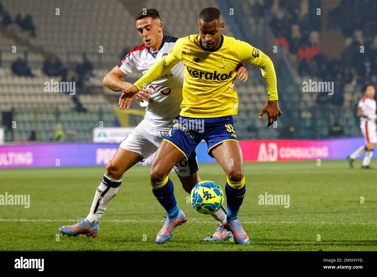 Alberto Braglia stadium, Modena, Italy, December 18, 2022, Davide Diaw  celebrates after scoring the gol of 1-1 during Modena FC vs Benevento  Calcio - Italian soccer Serie B match Stock Photo - Alamy