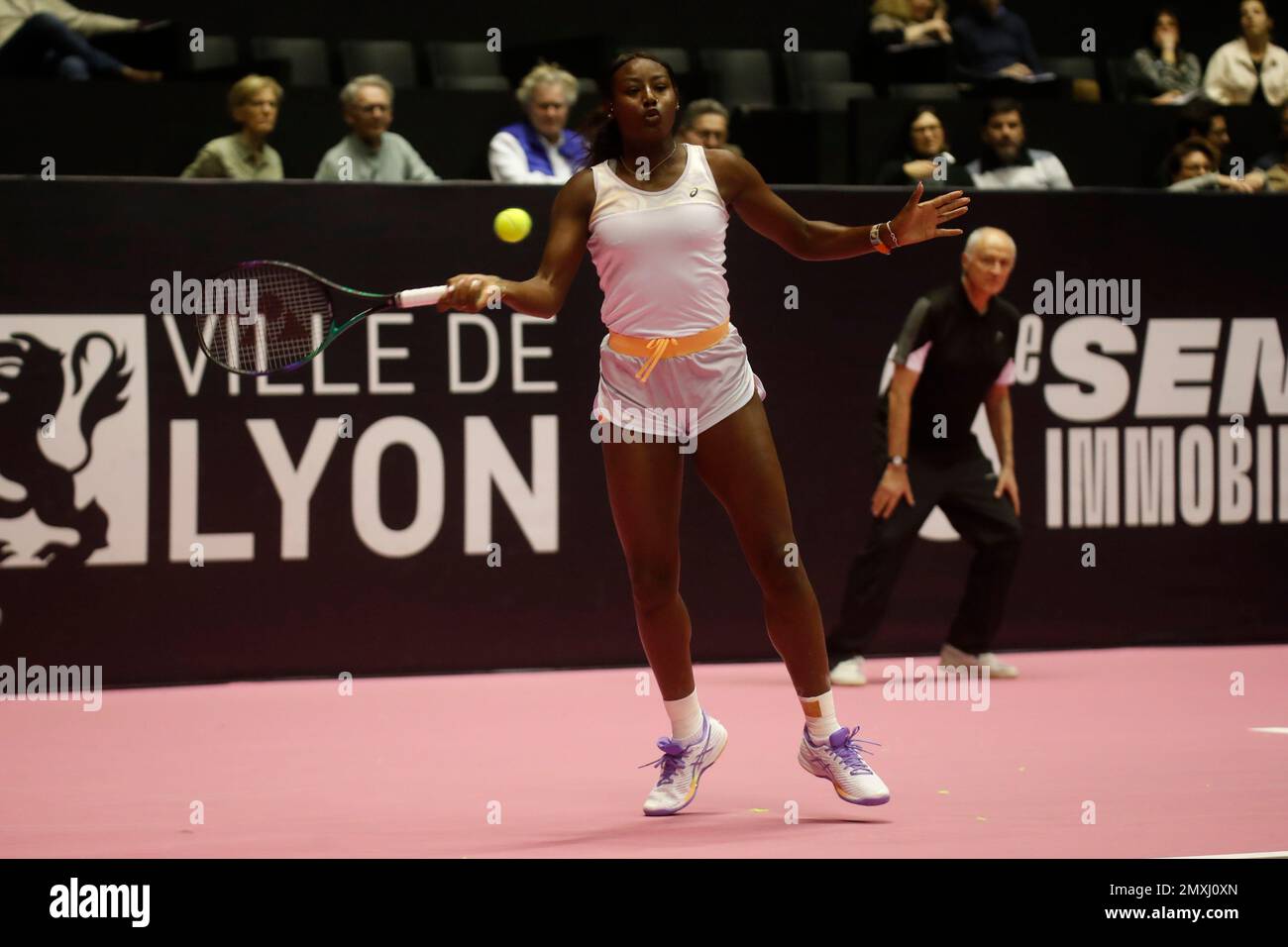 Alycia PARKS (USA) during the Open 6E Sens Metropole de Lyon, WTA 250