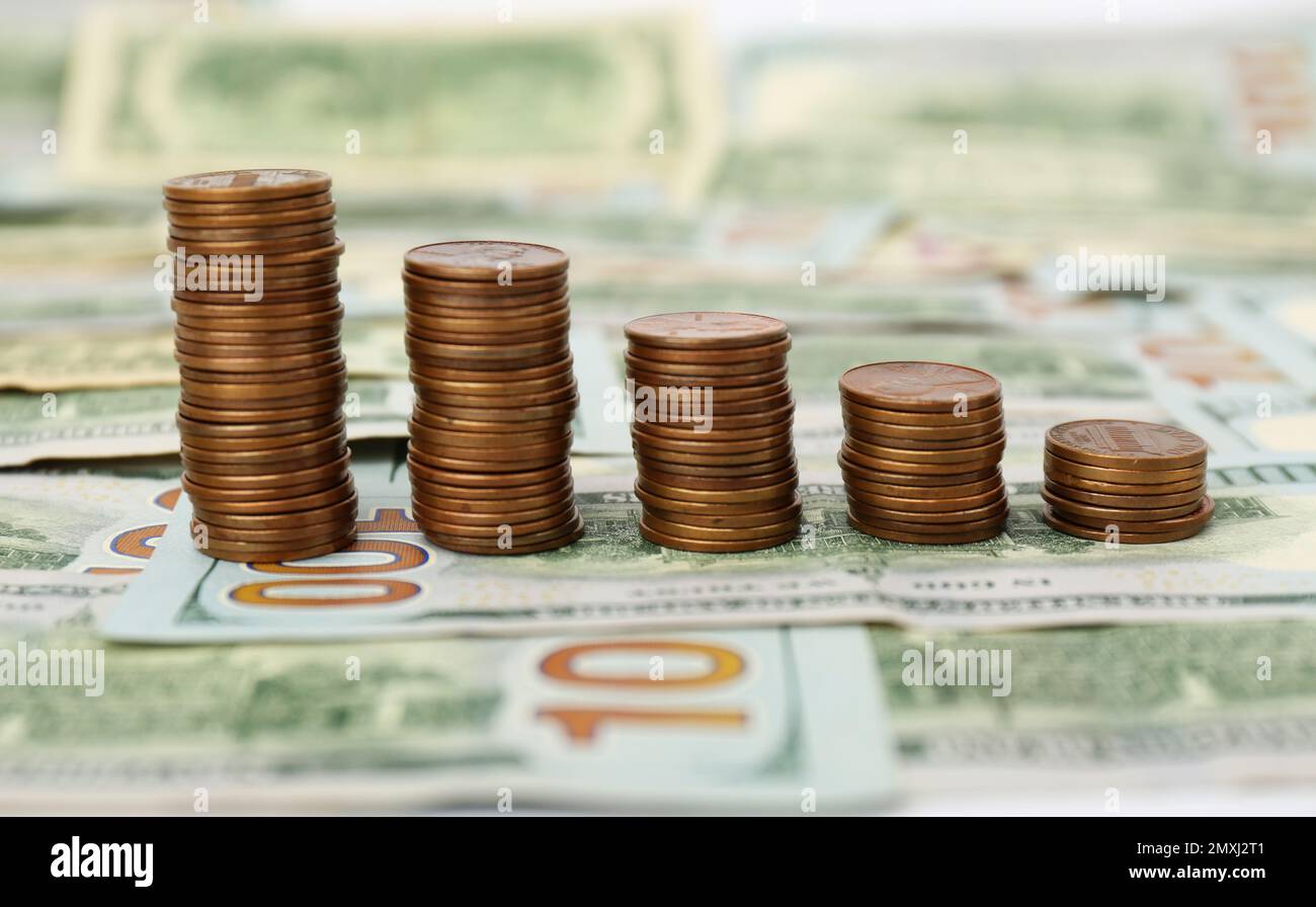 Banknotes stacks us dollars hi-res stock photography and images - Alamy
