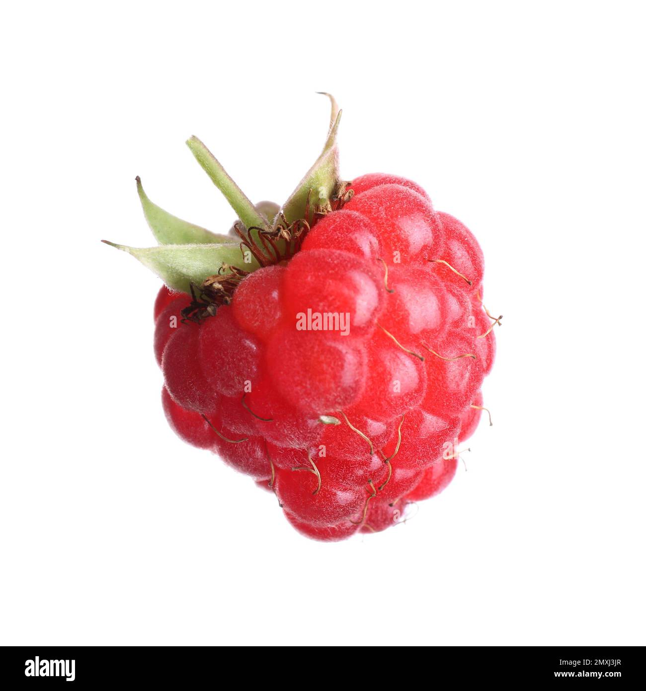 Delicious fresh ripe raspberry isolated on white Stock Photo - Alamy