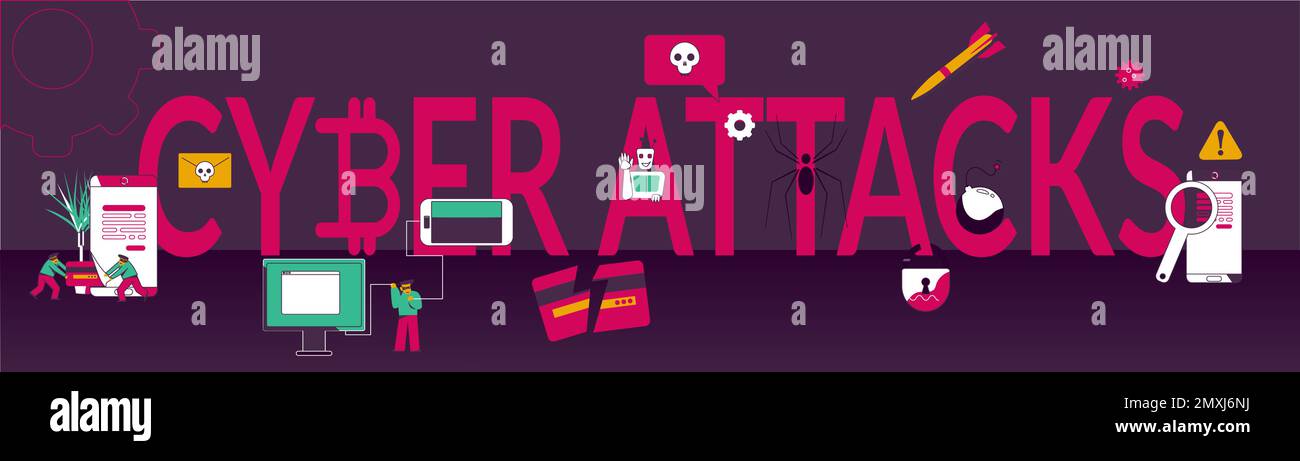 Ddos attacks vector vectors hi-res stock photography and images - Alamy