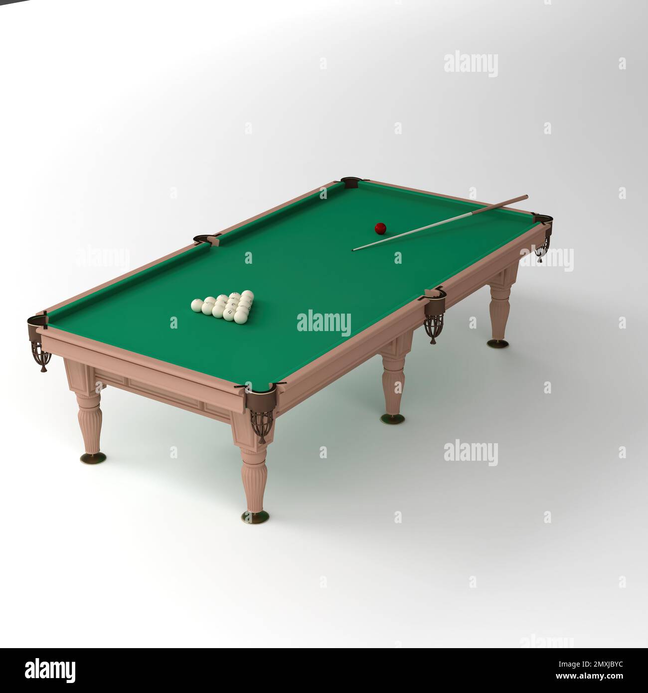 3d rendering pool ball billiard hi-res stock photography and images