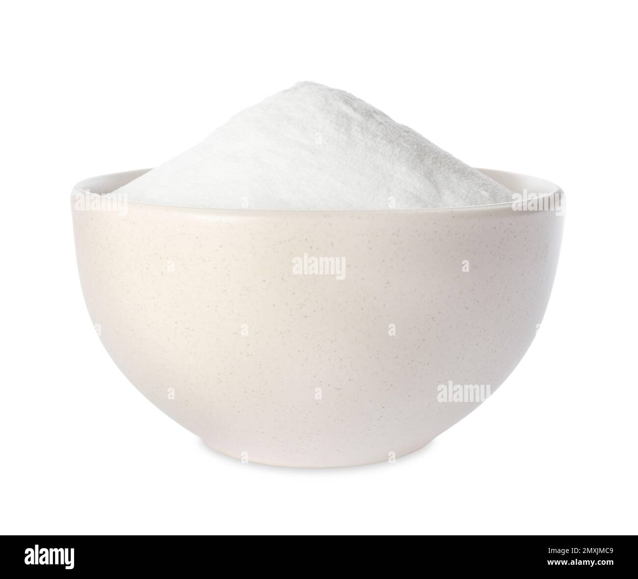 Baking soda in ceramic bowl isolated on white Stock Photo Alamy