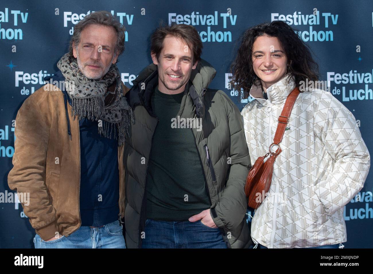 Stephane Freiss, Antoine Hamel and Pauline Bression attending the Lame