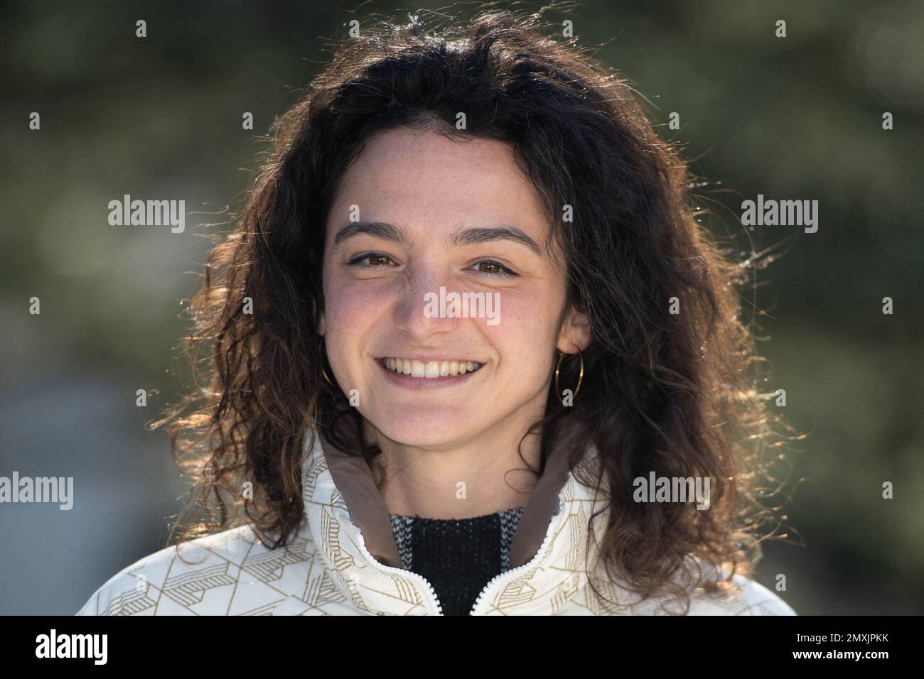 Pauline Bression attending a Photocall during the 25th Luchon TV