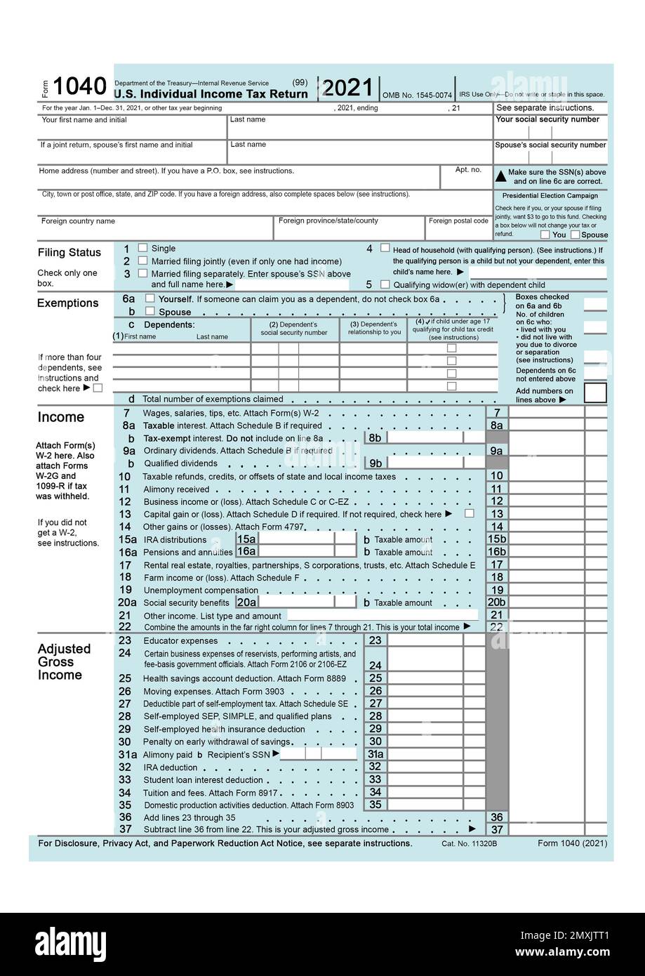 Illustration of tax form. Business and finance concept Stock Photo Alamy