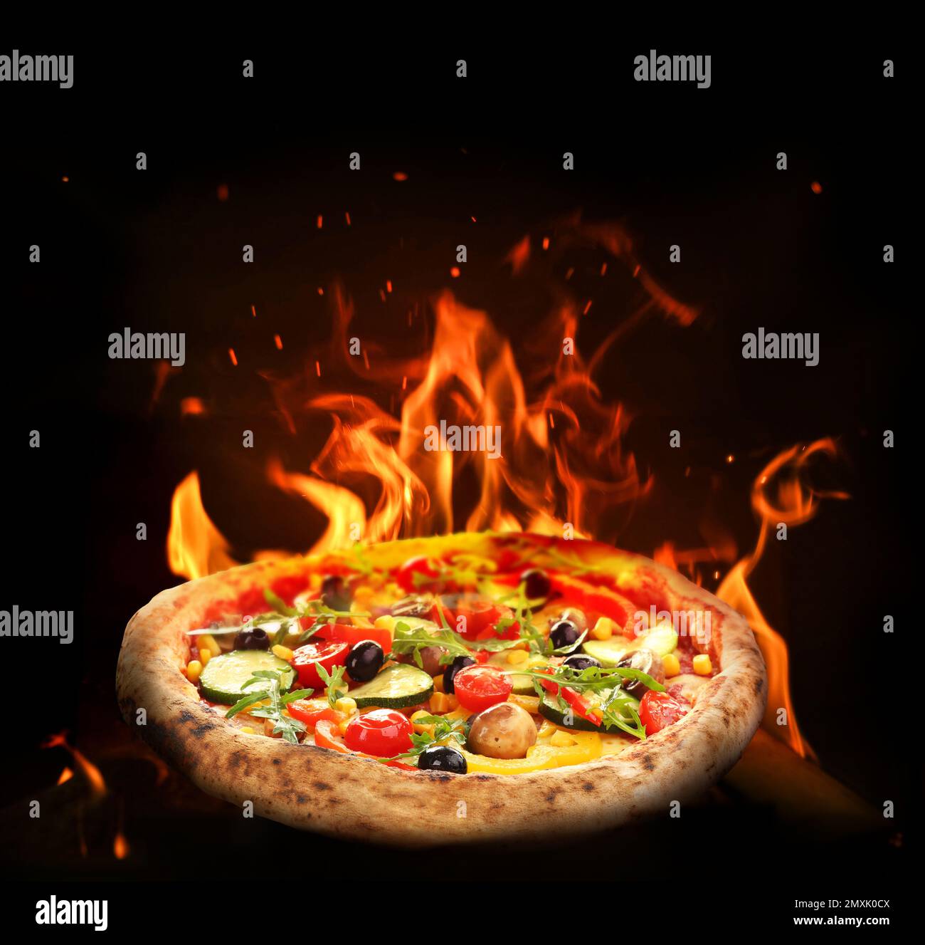 Pizza on fire hotsell