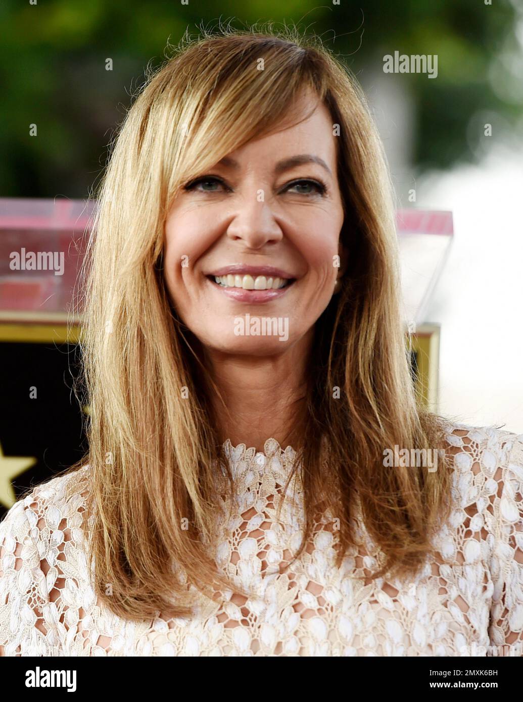 Janney Actress Allison Janney is pictured during a ceremony to award her a ...
