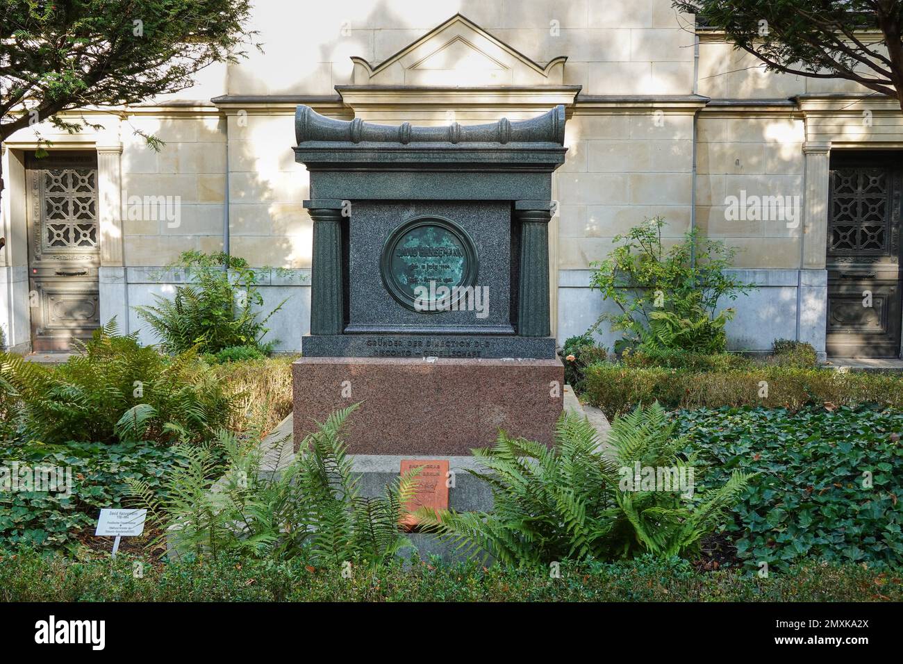 Grave David Hansemann, Old St. Matthew's Churchyard, Schöneberg, Berlin, Germany, Europe Stock Photo