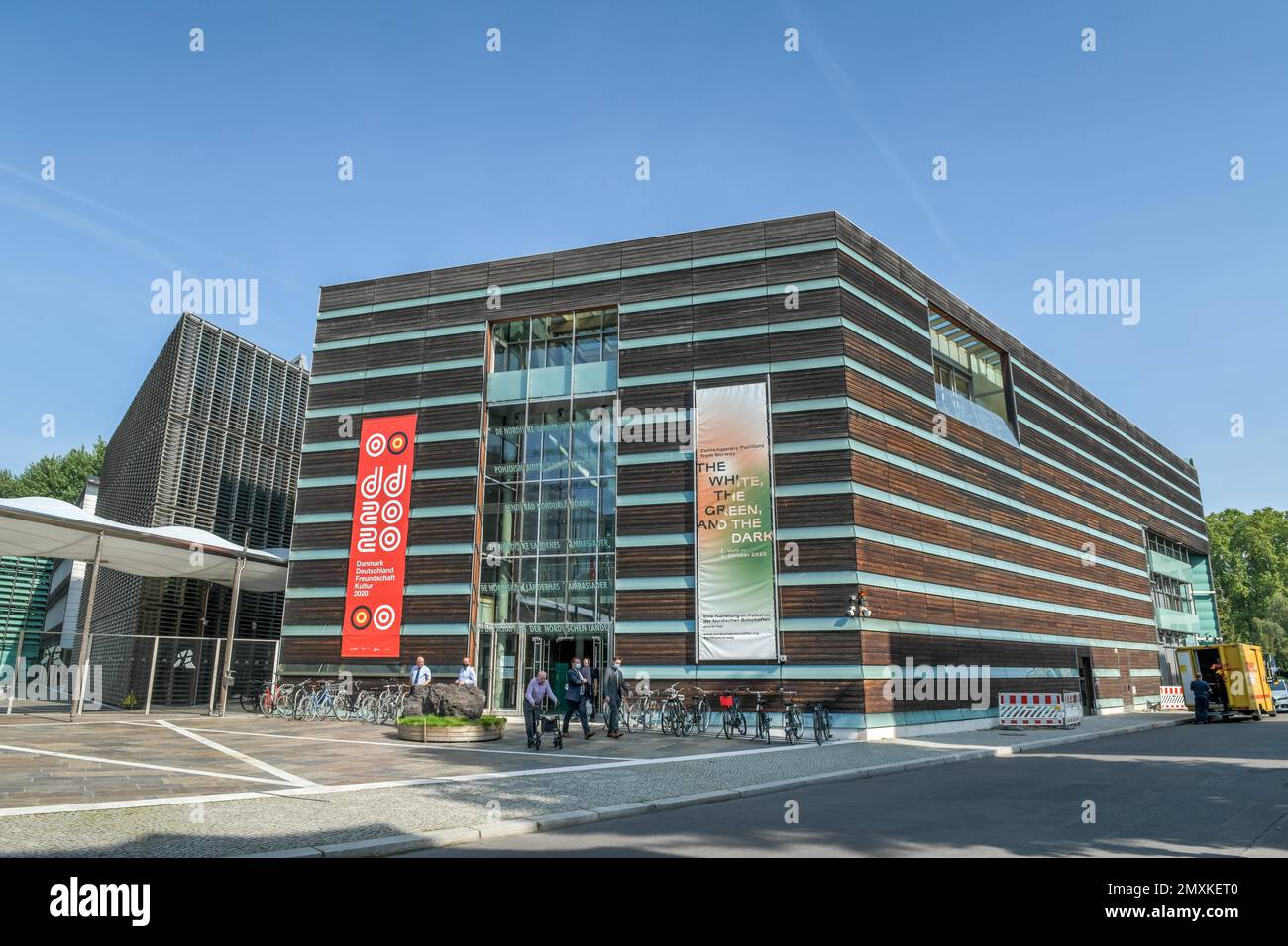 Nordic Embassies, Rauchstrasse, Tiergarten, Mitte, Berlin, Germany, Europe Stock Photo