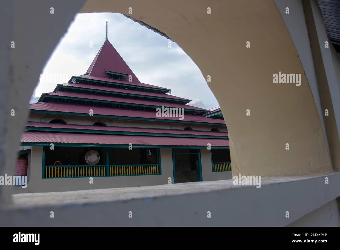 The Ternate Sultanate Mosque which was built in 1606 during the reign
