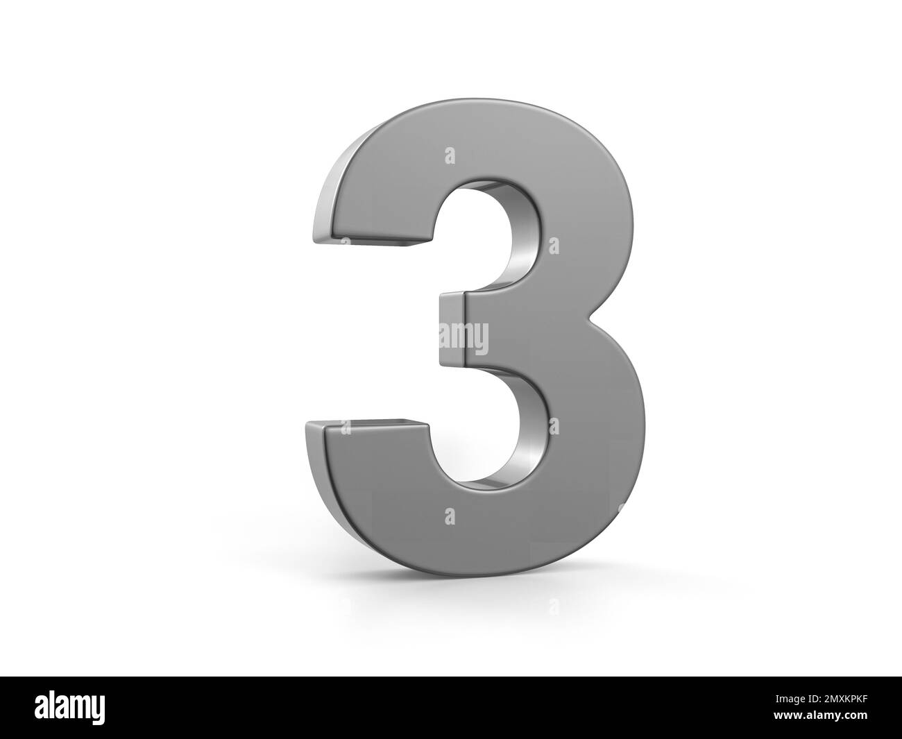 Car paint number three on a white background. 3d illustration Stock Photo Alamy