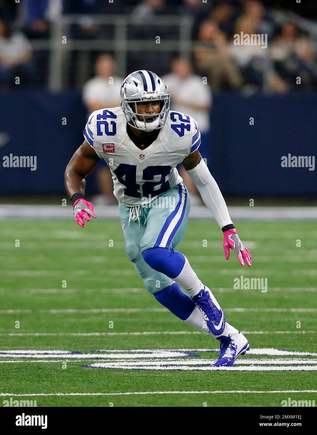 Dallas Cowboys strong safety Barry Church defends during an NFL ...