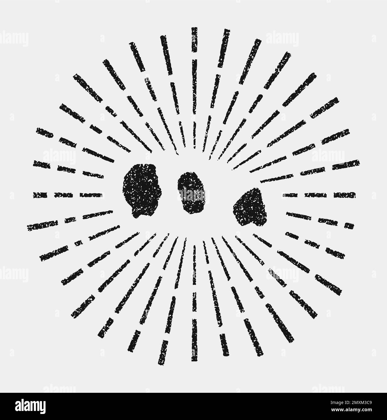 Retro background sun rays Black and White Stock Photos & Images - Alamy