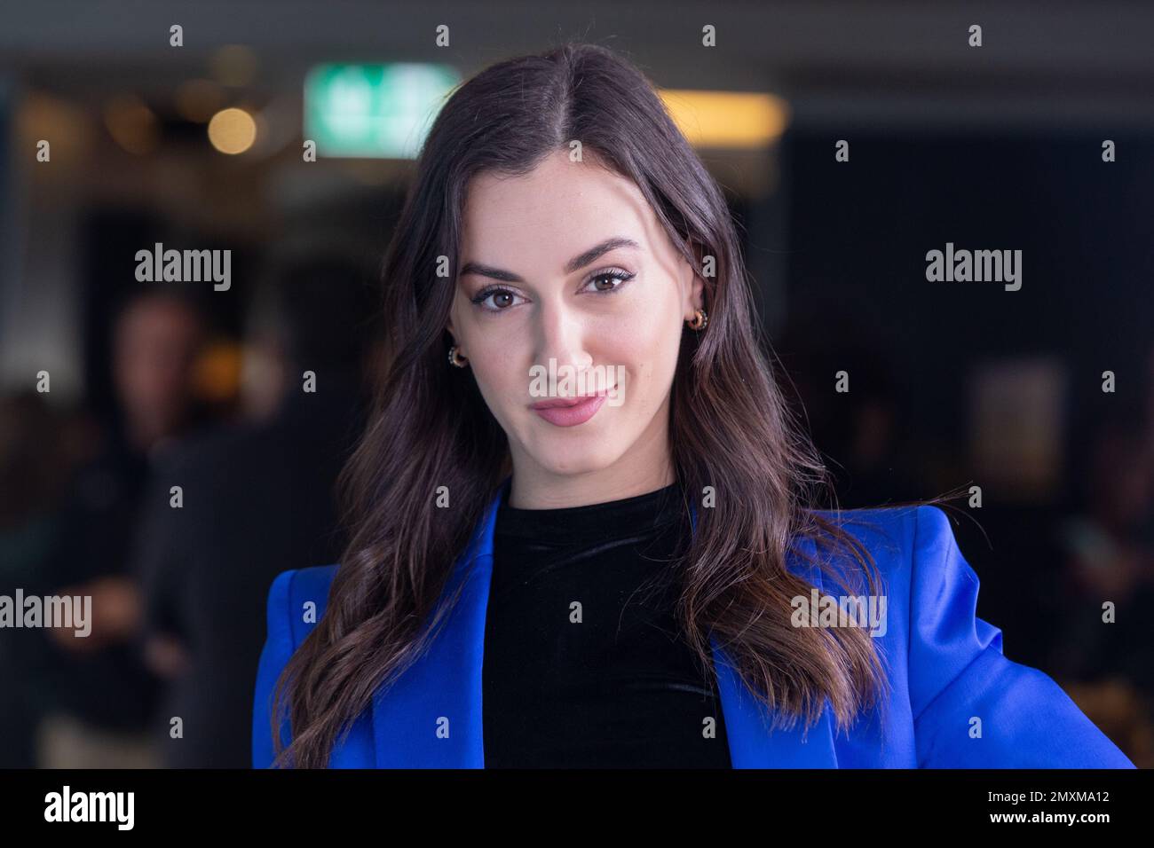 February 3, 2023, Rome, Italy: Italian actress Valeria Angione attends