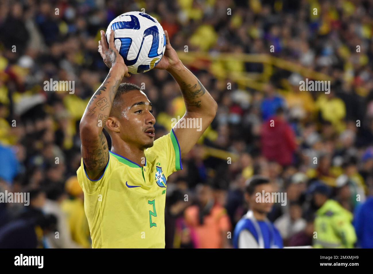 Brazil's Arthur during the CONMEBOL South American Tournament match between  Brazil and Ecuador , in Bogota, Colombia on January 31, 2023. Photo by: Cristian Bayona/Long Visual Press Stock Photo