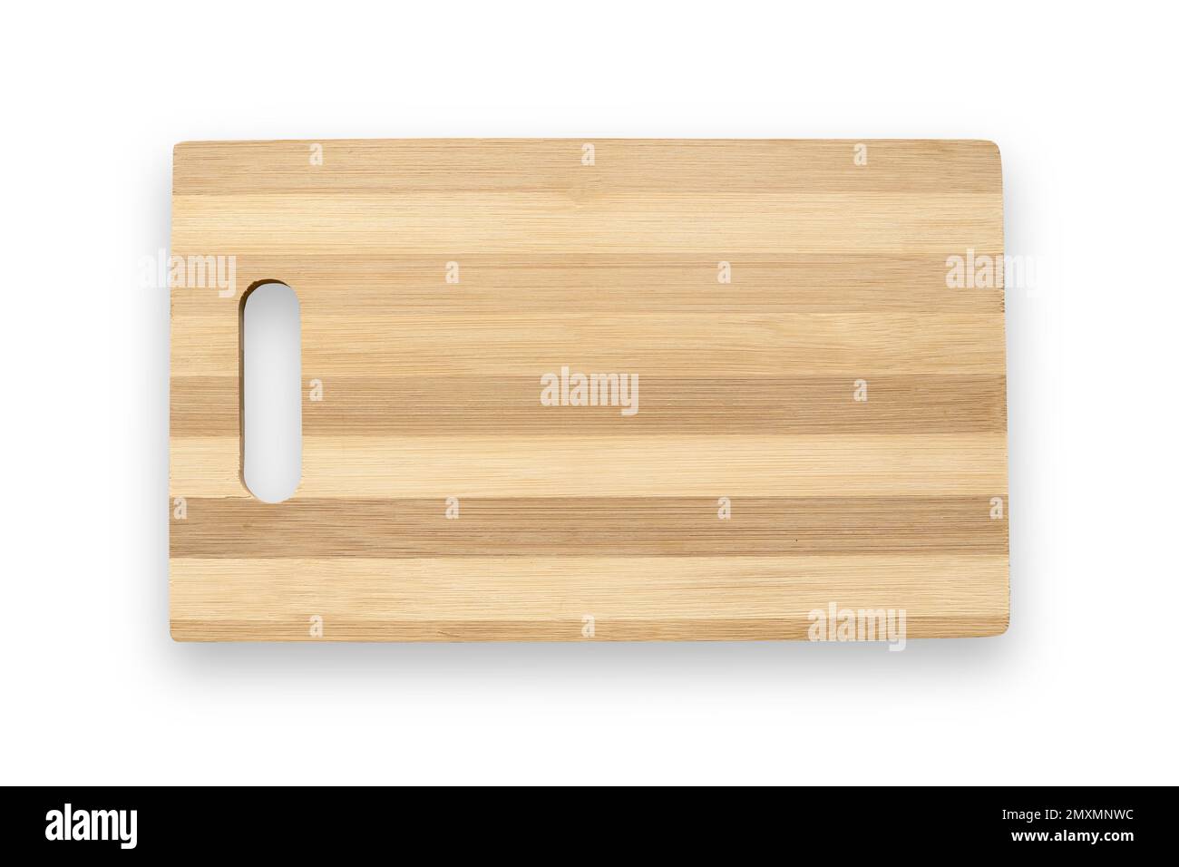Wooden cutting board isolated on a white background Stock Photo - Alamy