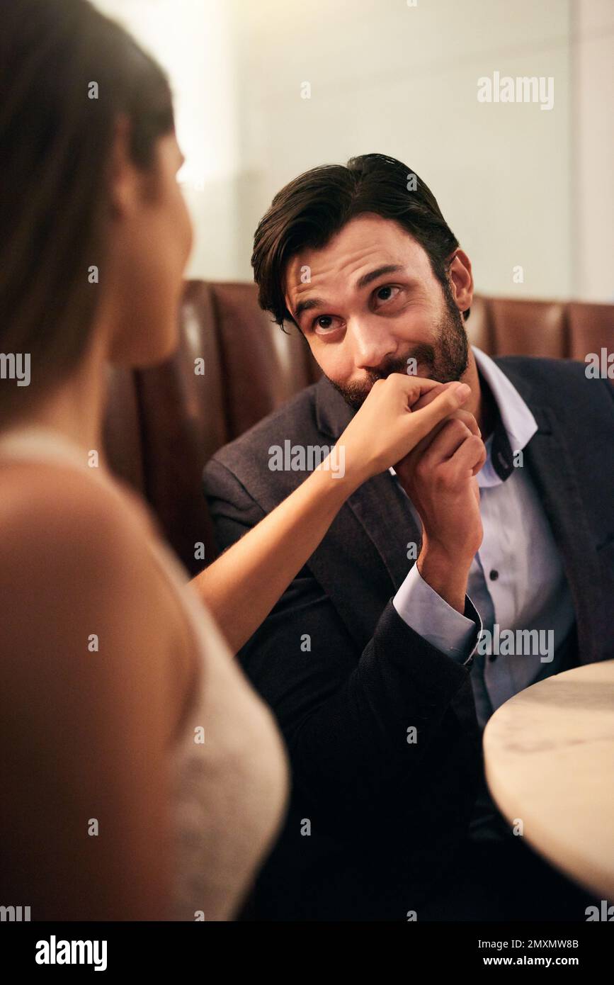 Man kissing hand lady hi-res stock photography and images - Alamy